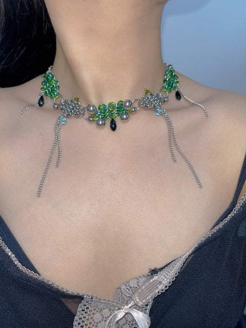 VIPER'S BUGLOSS CHOKER - Miao Atelier