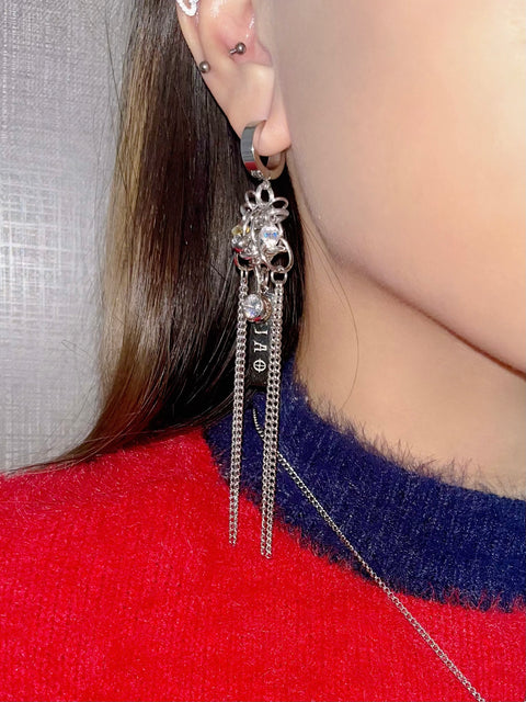 SPELLBOUND CASCADE EARRING (SILVER) - Miao Atelier