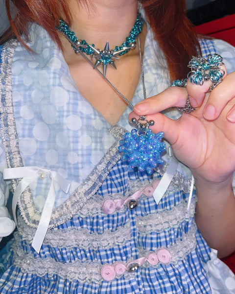 STAR GOO PENDANT (CYAN)