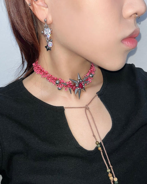 I'M A STAR CHOKER (HOT PINK) - Miao Atelier