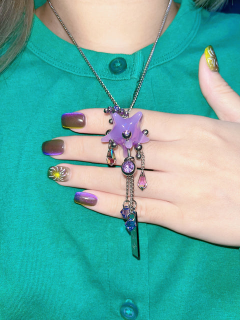 ENCHANTED ORB PENDANT (LILAC) - Miao Atelier