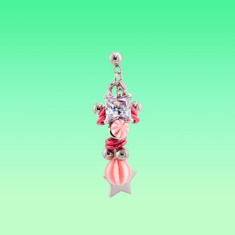 CANDY BABY EARRING (HOT PINK)