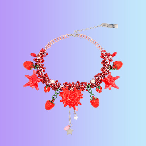 STRAWBERRY FIELDS CHOKER