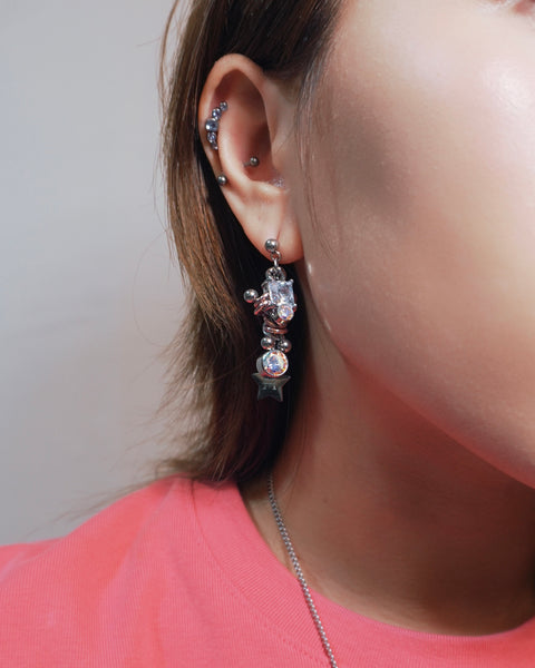 JEWEL BABY EARRING (PINK)