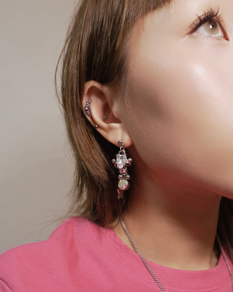 JEWEL BABY EARRING (PINK)