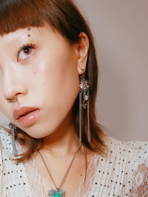 SPELLBOUND CASCADE EARRING (SILVER)