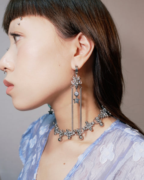 SPELLBOUND CASCADE EARRING (SILVER)