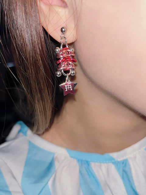 VENOM EARRING (PINK)