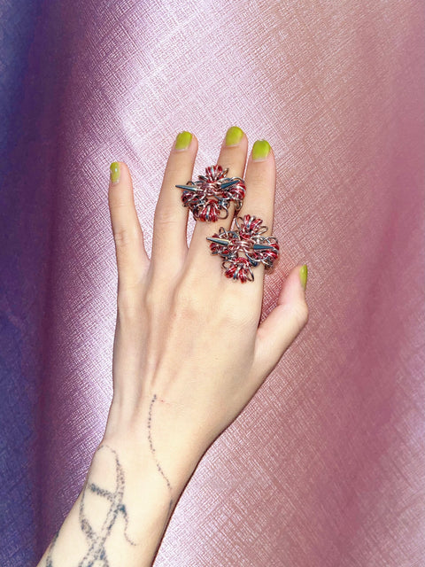 BRUTAL BOUQUET RING (BLUSHBLOOM)