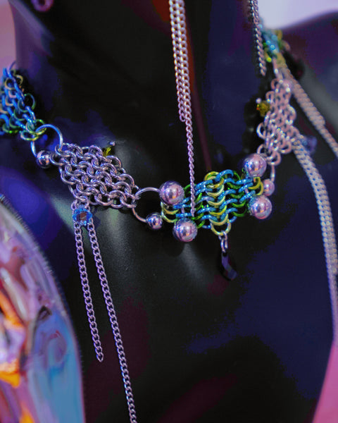 VIPER'S BUGLOSS CHOKER - Miao Atelier