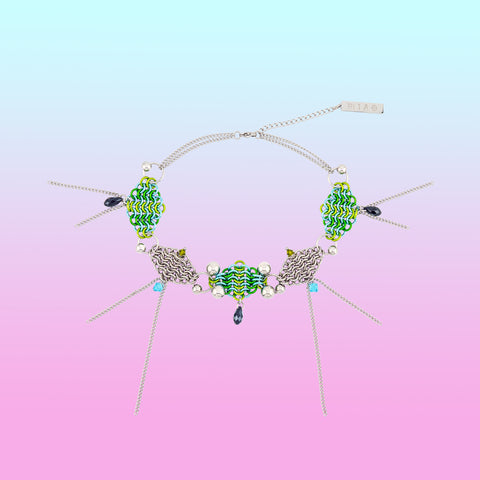 VIPER'S BUGLOSS CHOKER - Miao Atelier